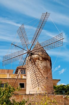 Traditional Windmill in Palma