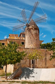 Traditional Windmill in Palma