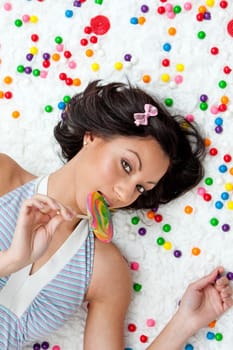 Lollipop candy girl
