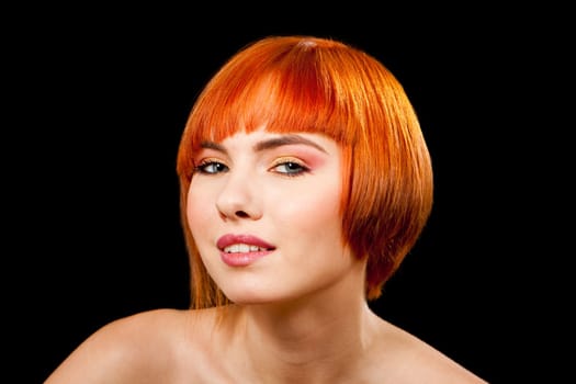 beautiful redhead face