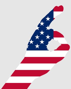 American hand signal