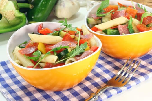 Penne salad