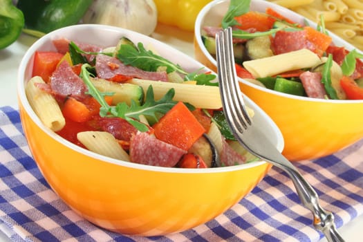 Penne salad