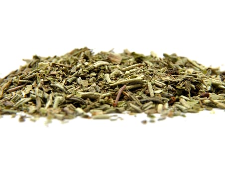 Herbs of Provence on white