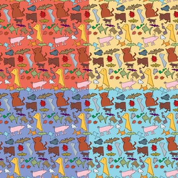 Seamless Animals Pattern