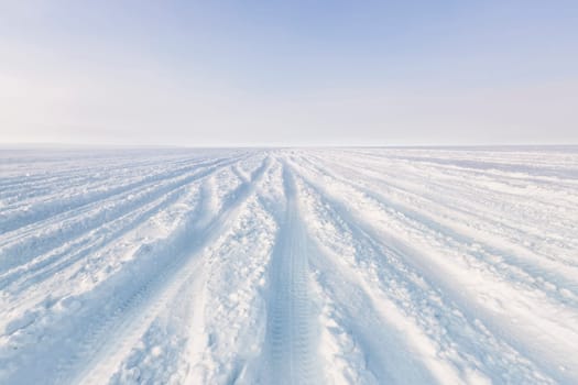 Snowy tracks