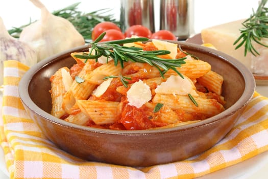 Pasta with tomatoes