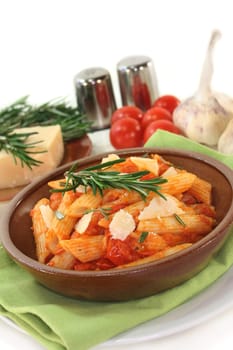 Pasta with tomatoes