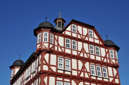 The town hall of the city of Melsungen,built in 1556