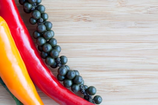 Peppers on the Table