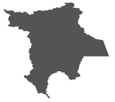 Map of Roraima - Brazil
