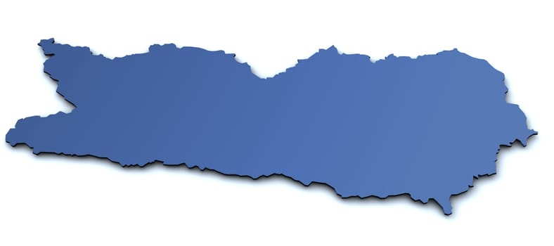 Map of Carinthia - Austria