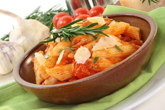 Pasta with tomatoes