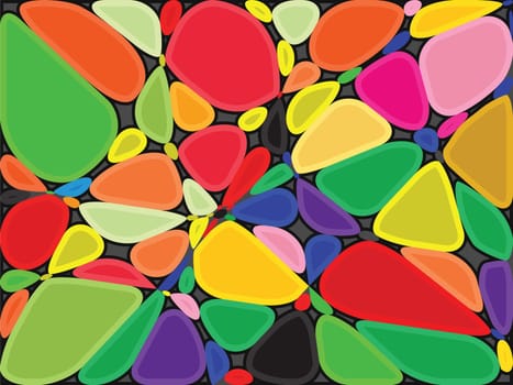 colored stones background
