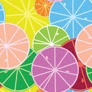 citrics seamless pattern