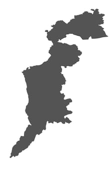 Map of Burgenland - Austria