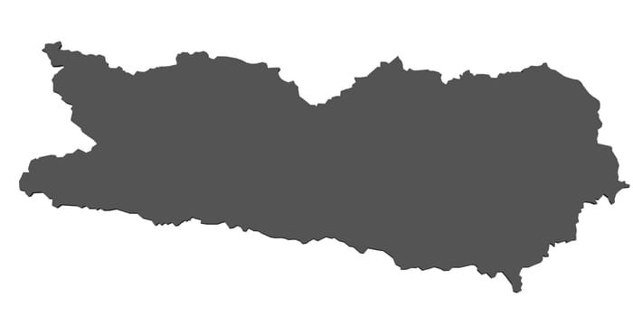 Map of Carinthia - Austria