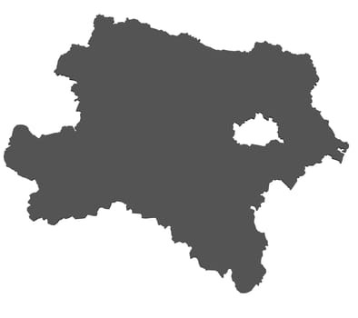 Map of Carinthia - Austria
