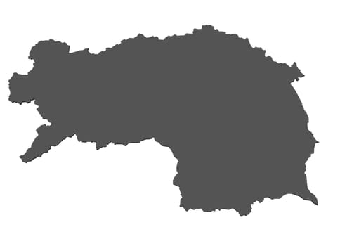 Map of Styria - Austria