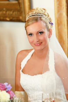 Beautiful,happy bride