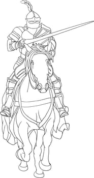 knight on horse