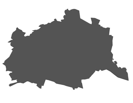 Map of Vienna - Austria