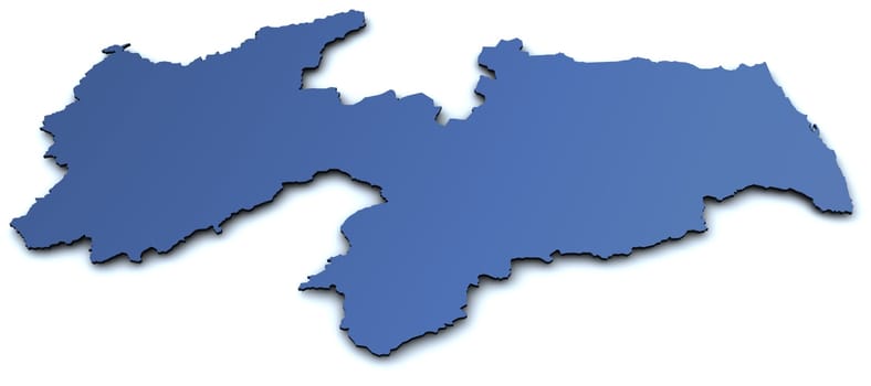 Map of Paraiba - Brazil