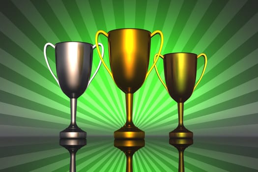 The Three Cups - Gold Silver Bronze 03