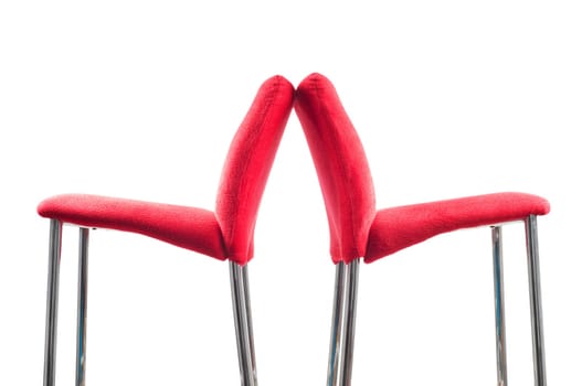 Red bar stool