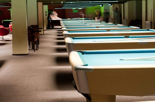 Billiard room