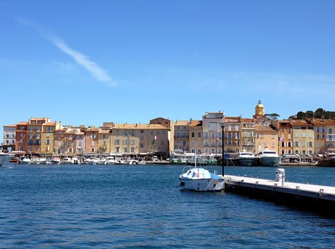 Small boat at Saint-Tropez, France