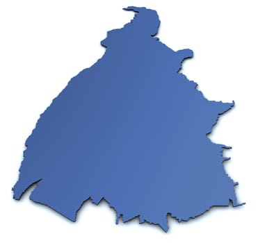 Map of Tocantins- Brazil