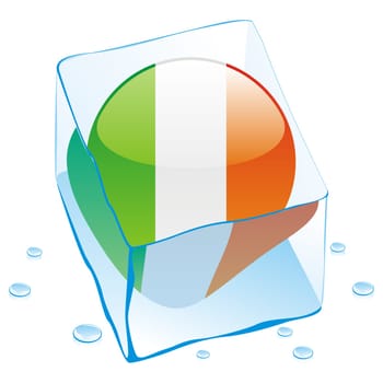 ireland flag frozen