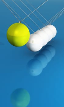 Motion in Business - white green blue 1