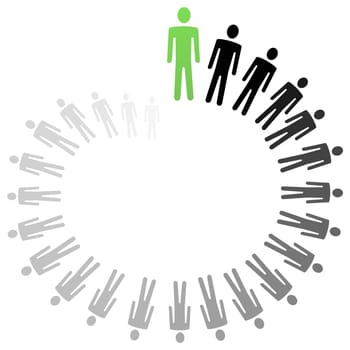 Conceptual illustration of personal grow