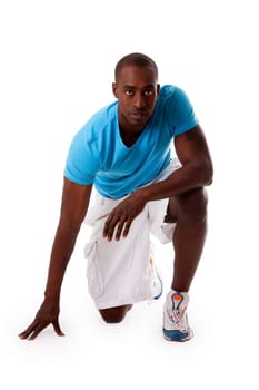 Handsome sports male