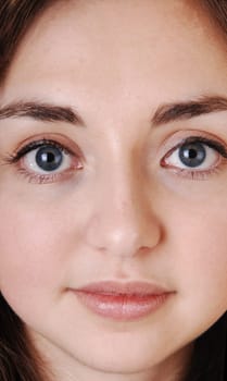 Face of a girl.