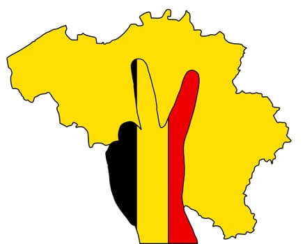 Belgian hand signal