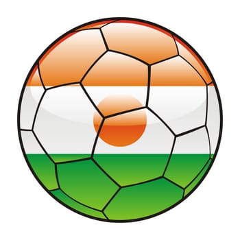niger flag on soccer ball