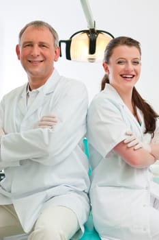 Dentists in their practice