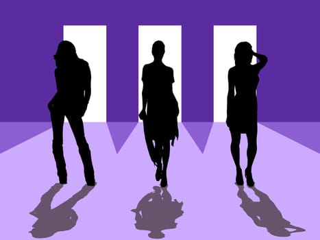 Sexy silhouettes