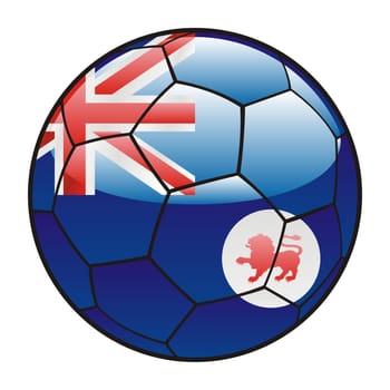 tasmania flag on soccer ball