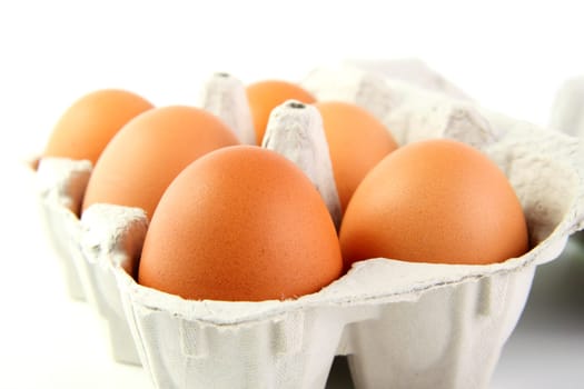 Eggs in egg packet