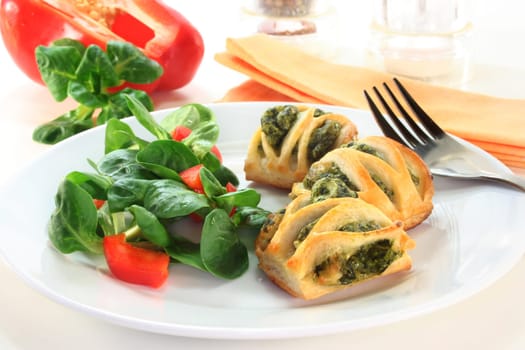 Puff pastry pockets