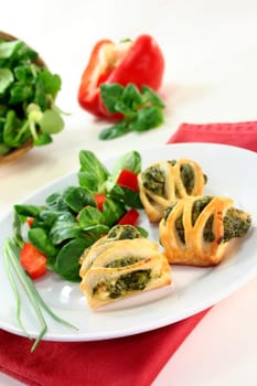 Puff pastry pockets