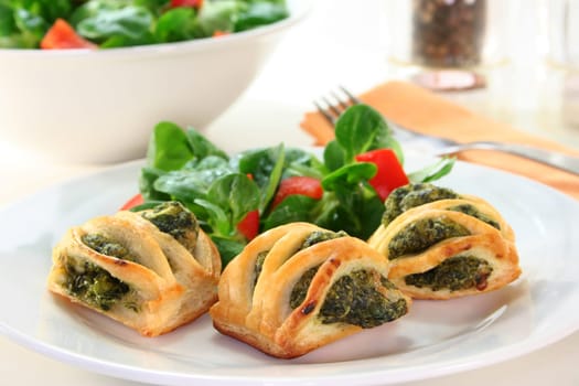 Puff pastry pockets
