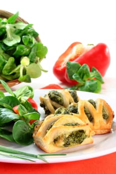 Puff pastry pockets