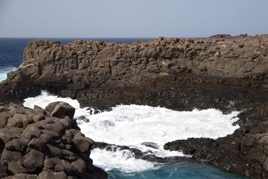 Steep cliffs on Sal