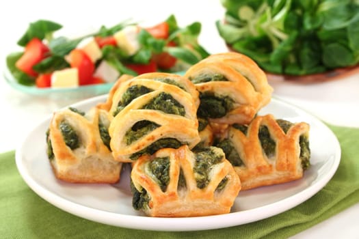 Puff pastry pockets