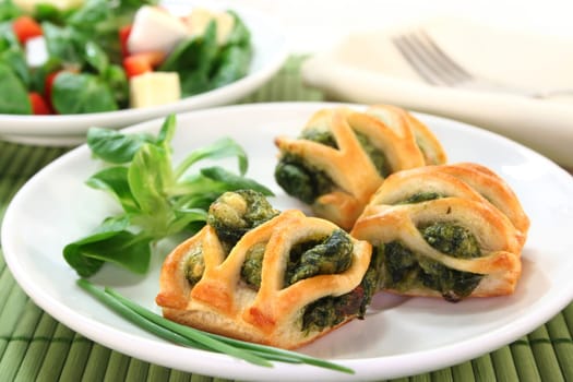 Puff pastry pockets